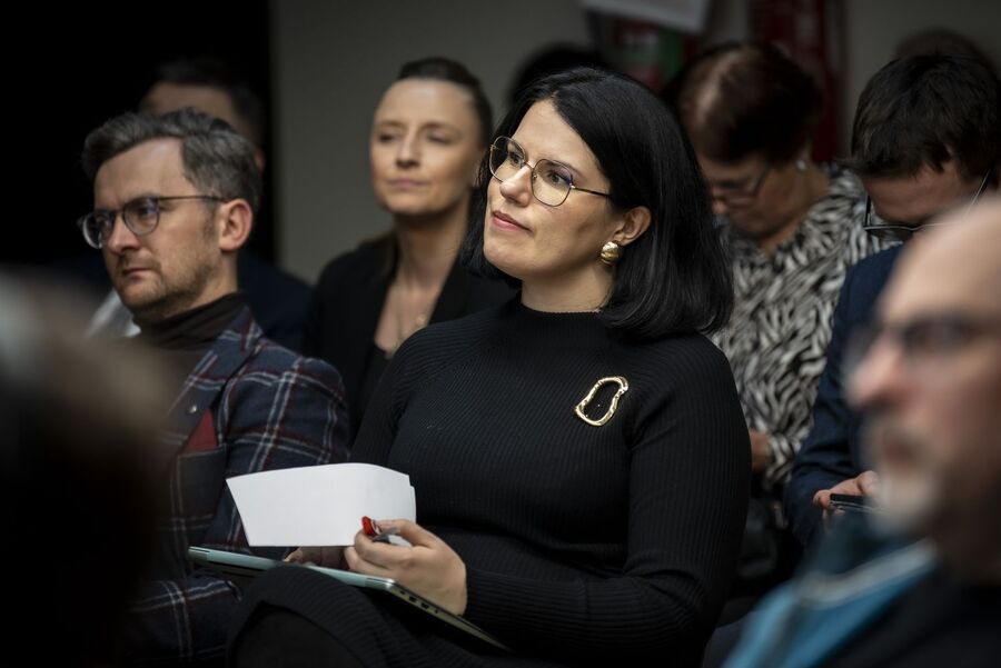 Ogólnopolska konferencja naukowa o propagandzie sukcesu w Polsce ludowej. Fot. Agnieszka Masłowska (IPN)