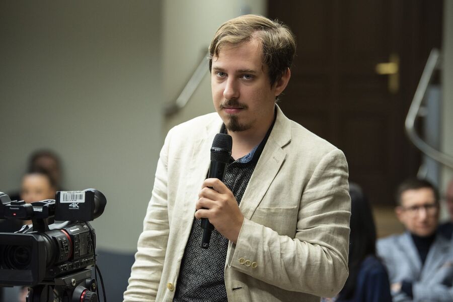 Ogólnopolska konferencja naukowa o propagandzie sukcesu w Polsce ludowej. Fot. Agnieszka Masłowska (IPN)