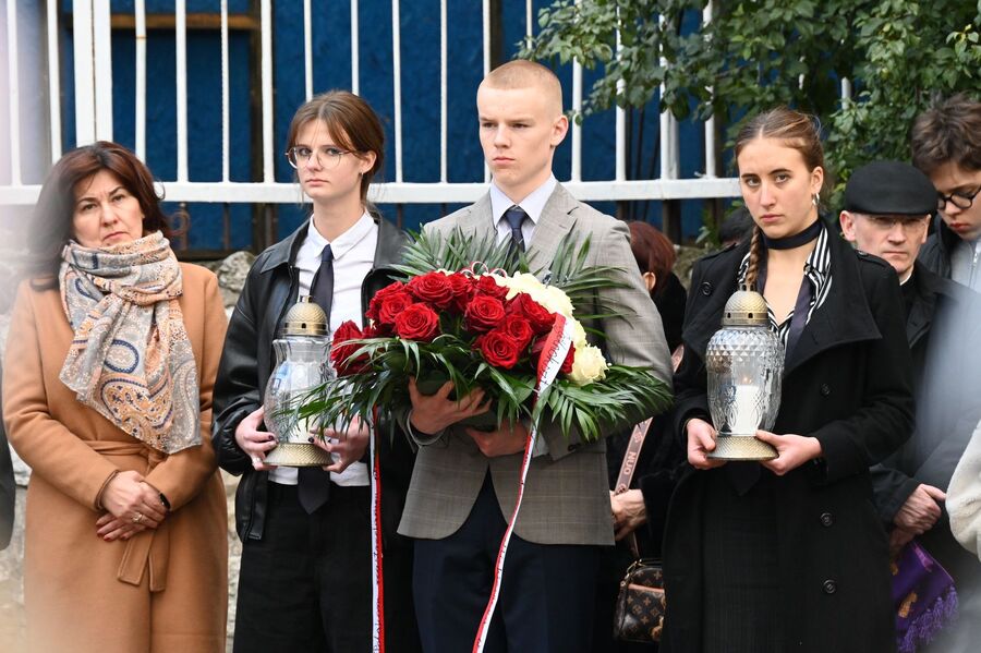 82. rocznica niemieckiej zbrodni na Szerokiej. Fot. Janusz Ślęzak (IPN)