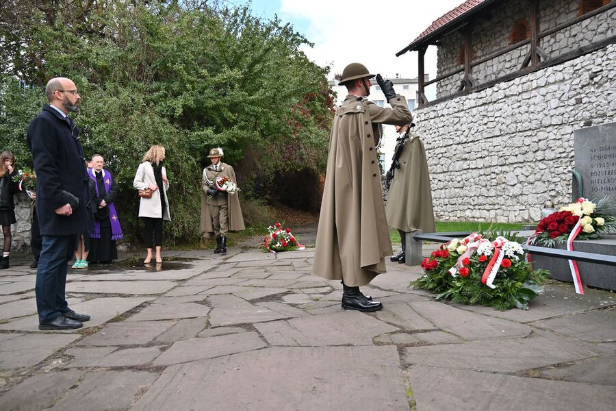82. rocznica niemieckiej zbrodni na Szerokiej. Fot. Janusz Ślęzak (IPN)