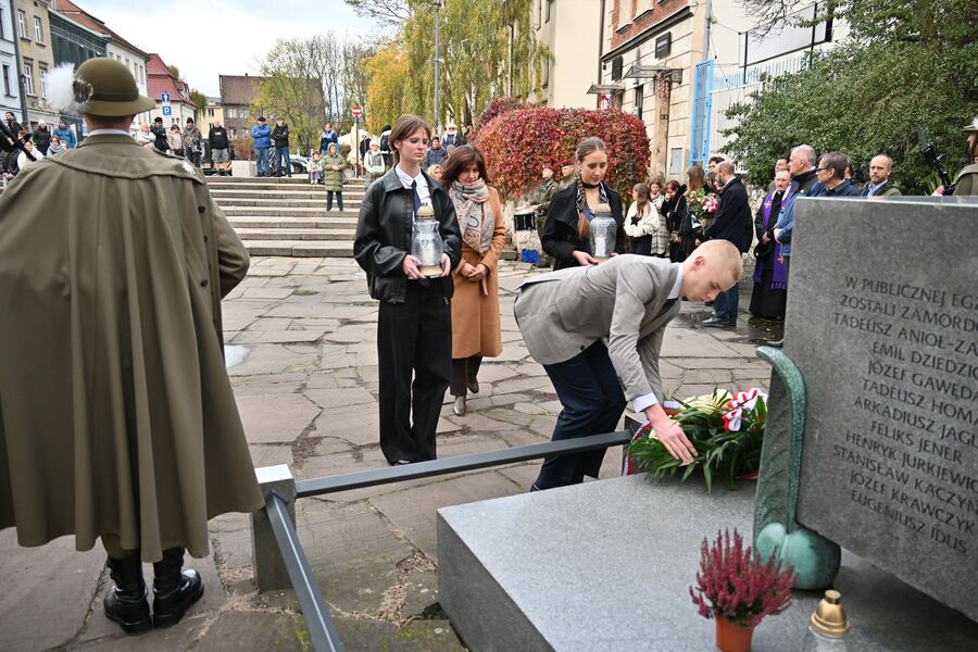 82. rocznica niemieckiej zbrodni na Szerokiej. Fot. Janusz Ślęzak (IPN)