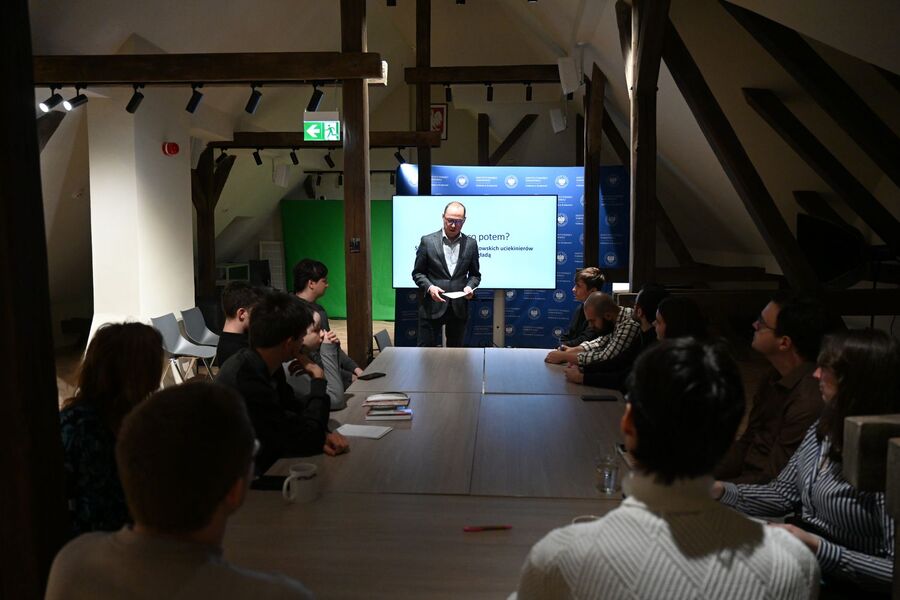 Seminarium dla studentów historii w krakowskiej siedzibie IPN. Fot. Janusz Ślęzak (IPN)