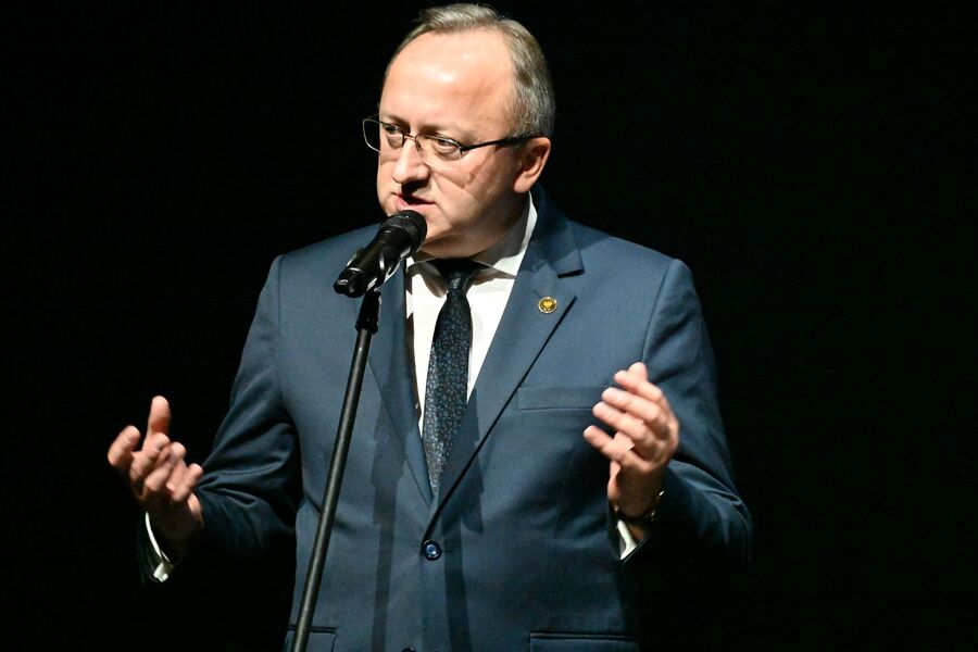 Spektakl o Wincentym Witosie w Teatrze Ludowym w Nowej Hucie. Fot. Janusz Ślęzak (IPN)