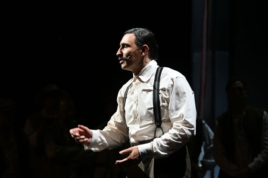 Spektakl o Wincentym Witosie w Teatrze Ludowym w Nowej Hucie. Fot. Janusz Ślęzak (IPN)