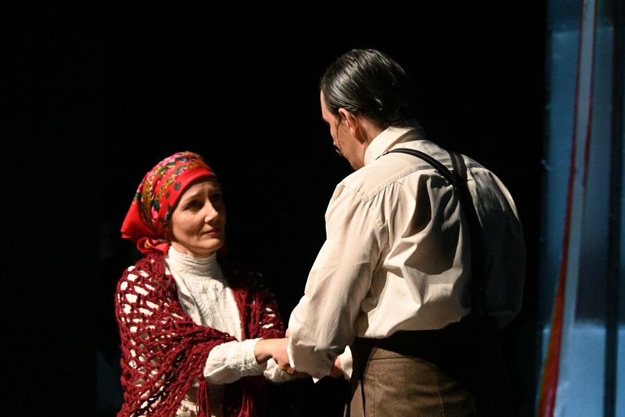 Spektakl o Wincentym Witosie w Teatrze Ludowym w Nowej Hucie. Fot. Janusz Ślęzak (IPN)