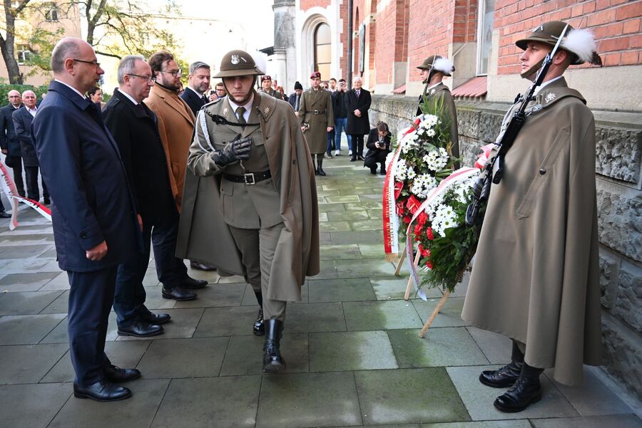 Krakowskie uroczystości upamiętniające Wincentego Witosa i Ignacego Daszyńskiego. Fot. Janusz Ślęzak (IPN)