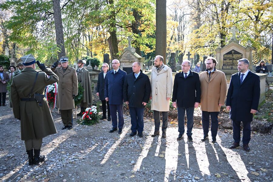 Krakowskie uroczystości upamiętniające Wincentego Witosa i Ignacego Daszyńskiego. Fot. Janusz Ślęzak (IPN)