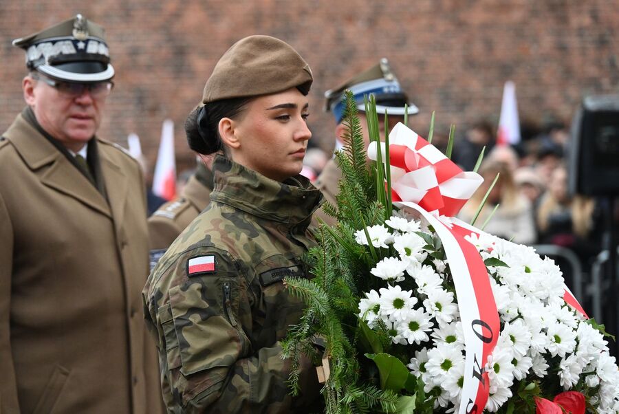 Krakowskie uroczystości z okazji Narodowego Święta Niepodległości. Fot. Janusz Ślęzak (IPN)