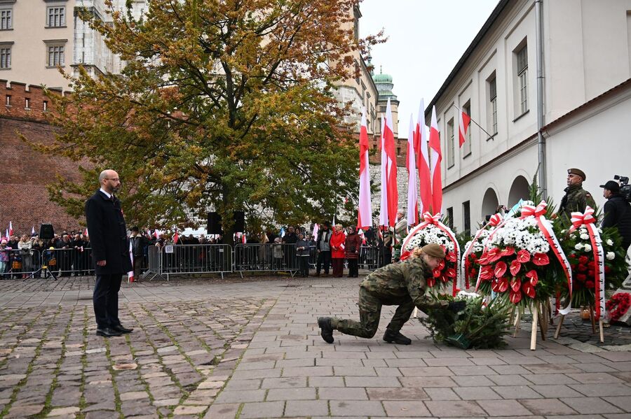 Krakowskie uroczystości z okazji Narodowego Święta Niepodległości. Fot. Janusz Ślęzak (IPN)