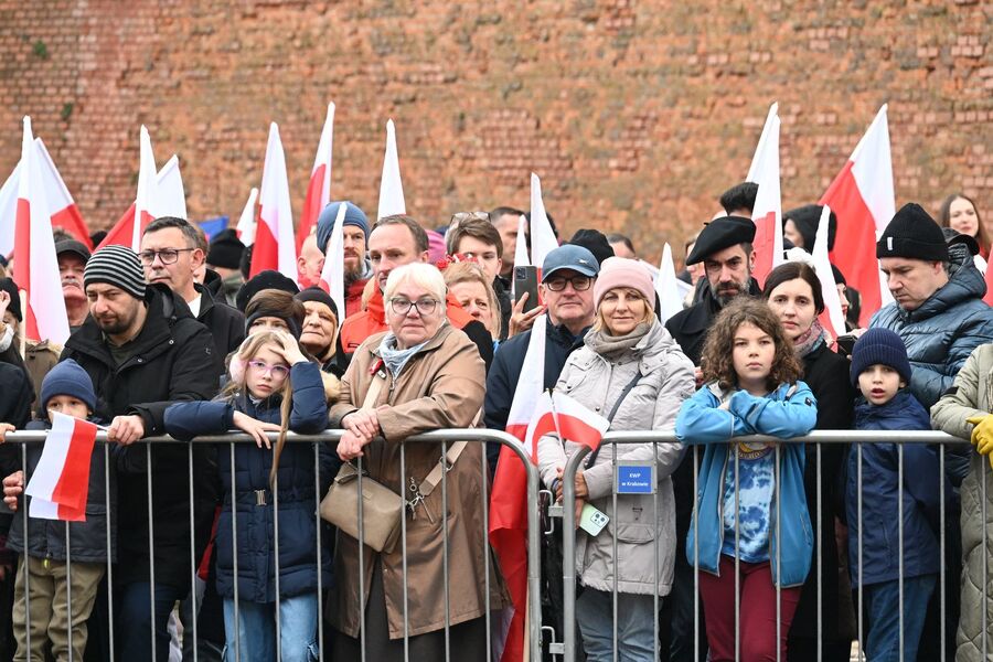 Krakowskie uroczystości z okazji Narodowego Święta Niepodległości. Fot. Janusz Ślęzak (IPN)