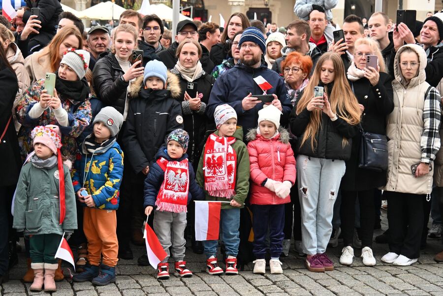 Krakowskie uroczystości z okazji Narodowego Święta Niepodległości. Fot. Janusz Ślęzak (IPN)