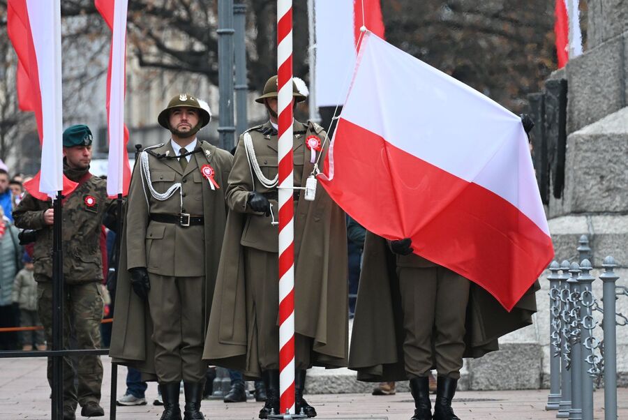 Krakowskie uroczystości z okazji Narodowego Święta Niepodległości. Fot. Janusz Ślęzak (IPN)