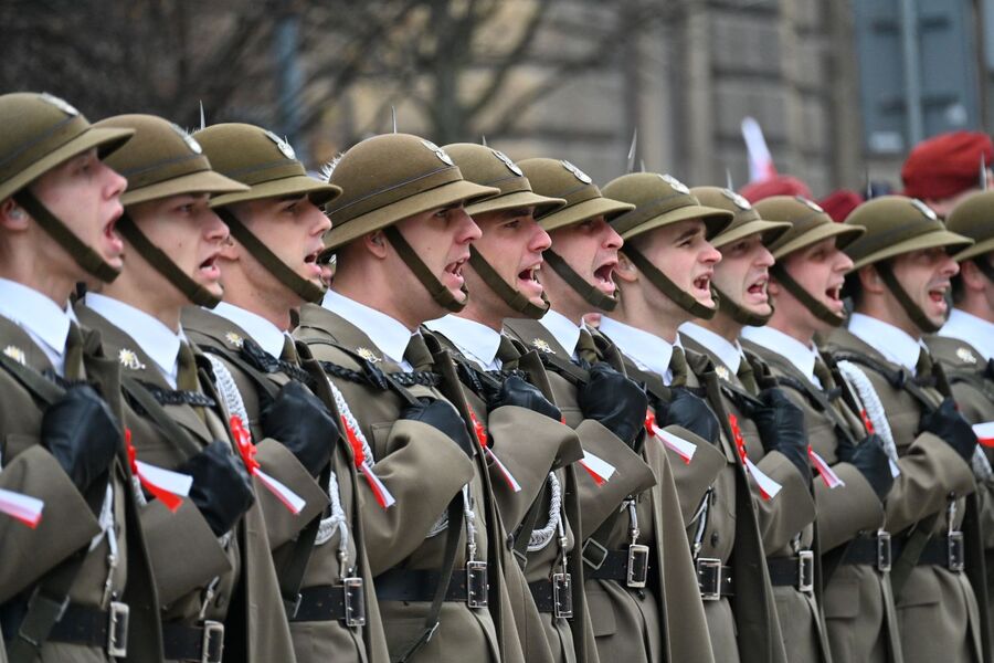 Krakowskie uroczystości z okazji Narodowego Święta Niepodległości. Fot. Janusz Ślęzak (IPN)