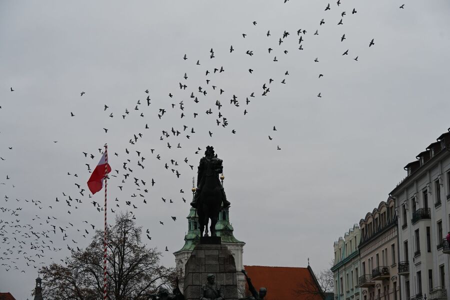 Krakowskie uroczystości z okazji Narodowego Święta Niepodległości. Fot. Janusz Ślęzak (IPN)