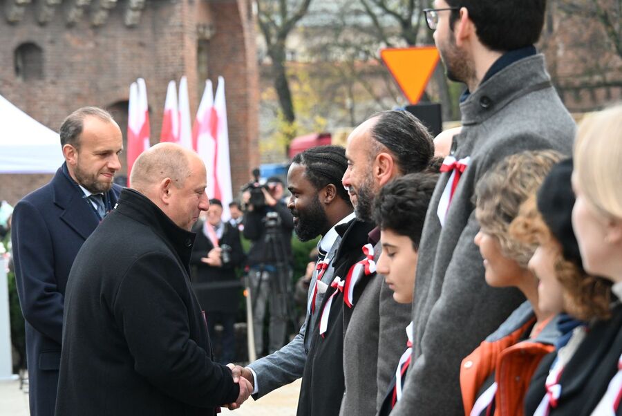 Krakowskie uroczystości z okazji Narodowego Święta Niepodległości. Fot. Janusz Ślęzak (IPN)