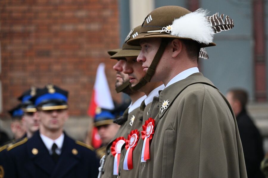Krakowskie uroczystości z okazji Narodowego Święta Niepodległości. Fot. Janusz Ślęzak (IPN)