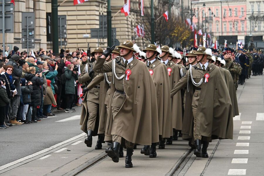 Krakowskie uroczystości z okazji Narodowego Święta Niepodległości. Fot. Janusz Ślęzak (IPN)