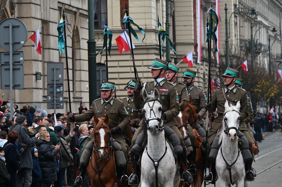 Krakowskie uroczystości z okazji Narodowego Święta Niepodległości. Fot. Janusz Ślęzak (IPN)