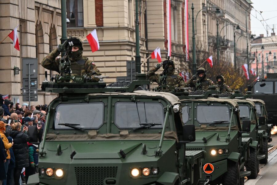 Krakowskie uroczystości z okazji Narodowego Święta Niepodległości. Fot. Janusz Ślęzak (IPN)