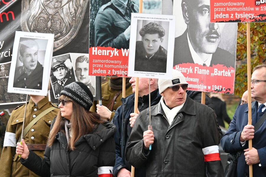 XII Krakowskie Zaduszki za Żołnierzy Wyklętych – Niezłomnych. Fot. Janusz Ślęzak (IPN)