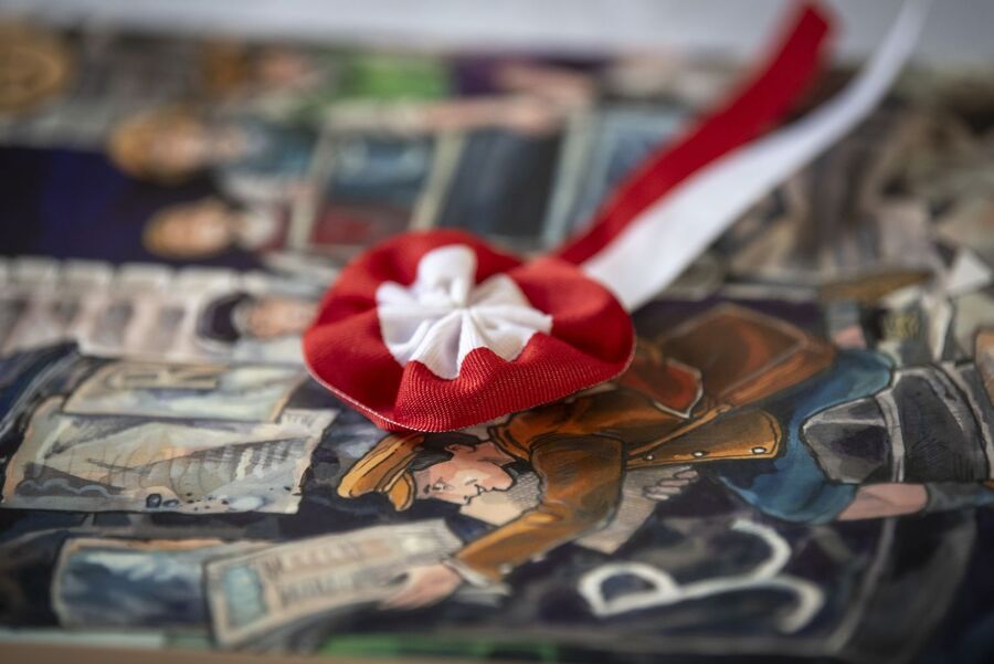 Otwarcie wystawy w Domu Polskim w Budapeszcie. Fot. Agnieszka Masłowska (IPN)