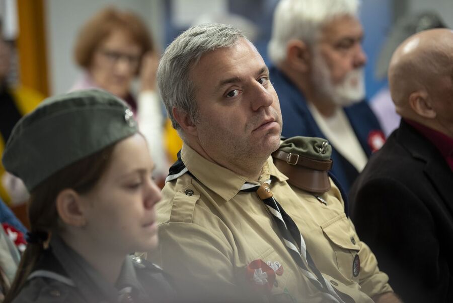 Otwarcie wystawy w Domu Polskim w Budapeszcie. Fot. Agnieszka Masłowska (IPN)