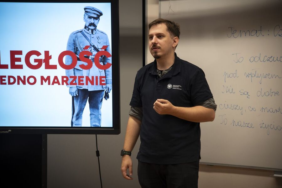 Pracownicy krakowskiego oddziału IPN przygotowali zajęcia edukacyjne. Fot. Agnieszka Masłowska (IPN)