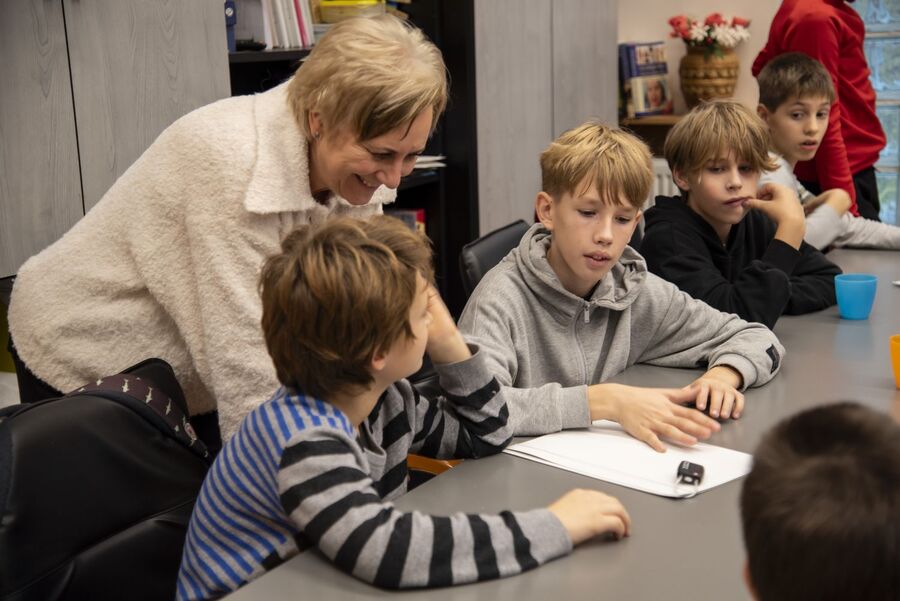 Pracownicy krakowskiego oddziału IPN przygotowali zajęcia edukacyjne. Fot. Agnieszka Masłowska (IPN)
