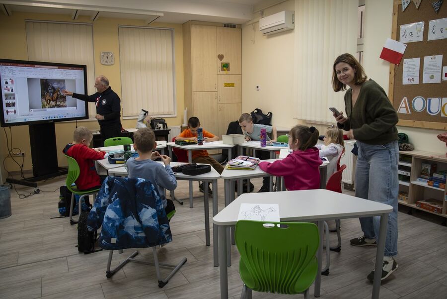 Pracownicy krakowskiego oddziału IPN przygotowali zajęcia edukacyjne. Fot. Agnieszka Masłowska (IPN)