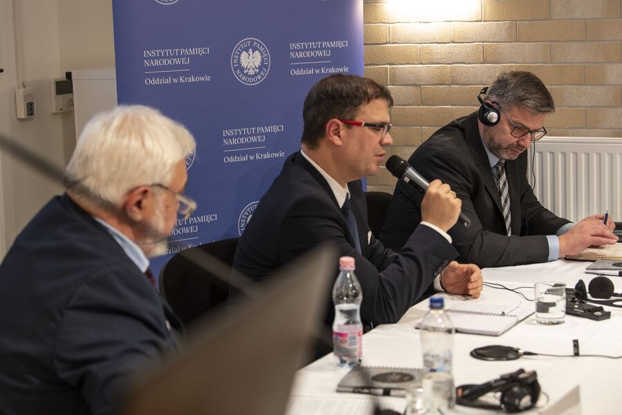 Dyskusja panelowa o Solidarności w NEB-ie. Fot. Agnieszka Masłowska (IPN)