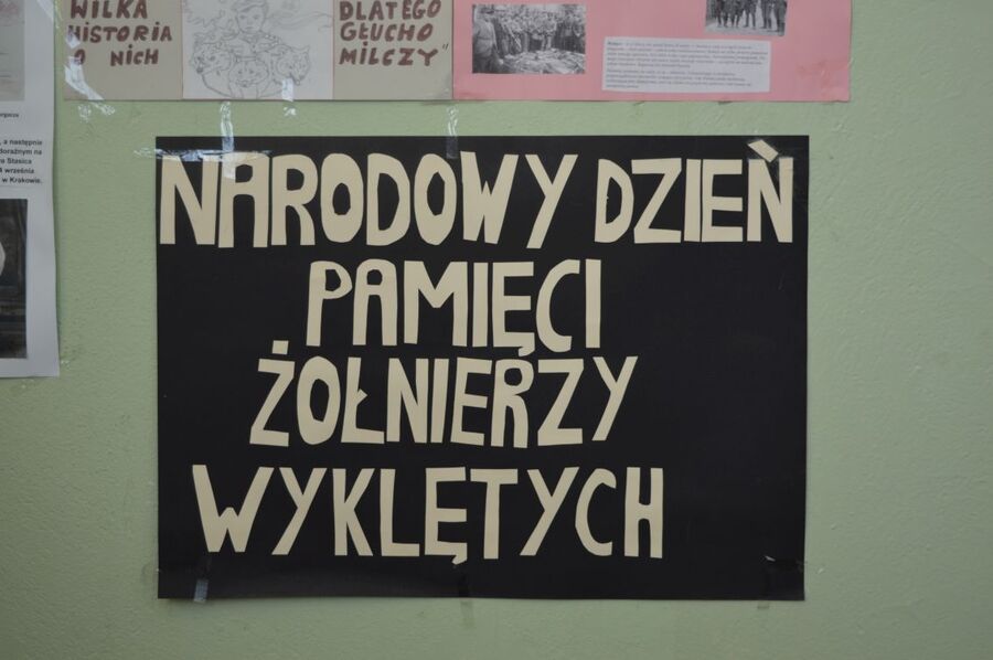 Narodowy Dzień Pamięci Żołnierzy Wyklętych w Zespole Szkół nr 1 w Gorlicach