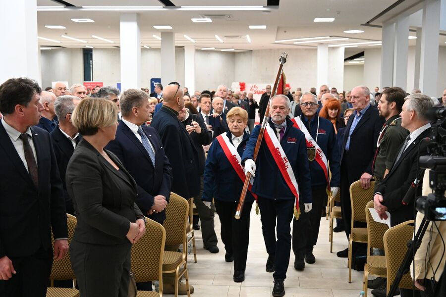 Kraków. Spotkanie z okazji 45. rocznicy rejestracji „Solidarności”. Fot. Żaneta Wierzgacz i Janusz Ślęzak (IPN)