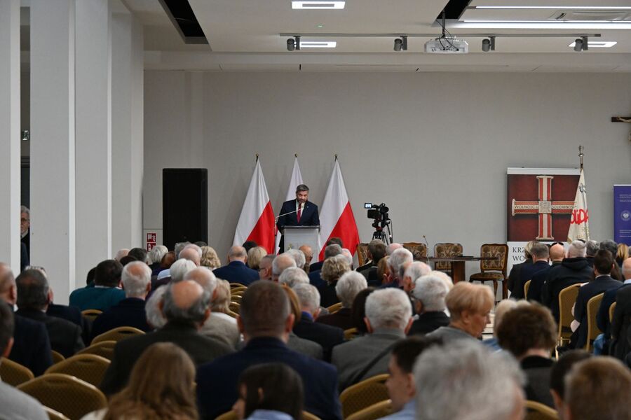 Kraków. Spotkanie z okazji 45. rocznicy rejestracji „Solidarności”. Fot. Żaneta Wierzgacz i Janusz Ślęzak (IPN)