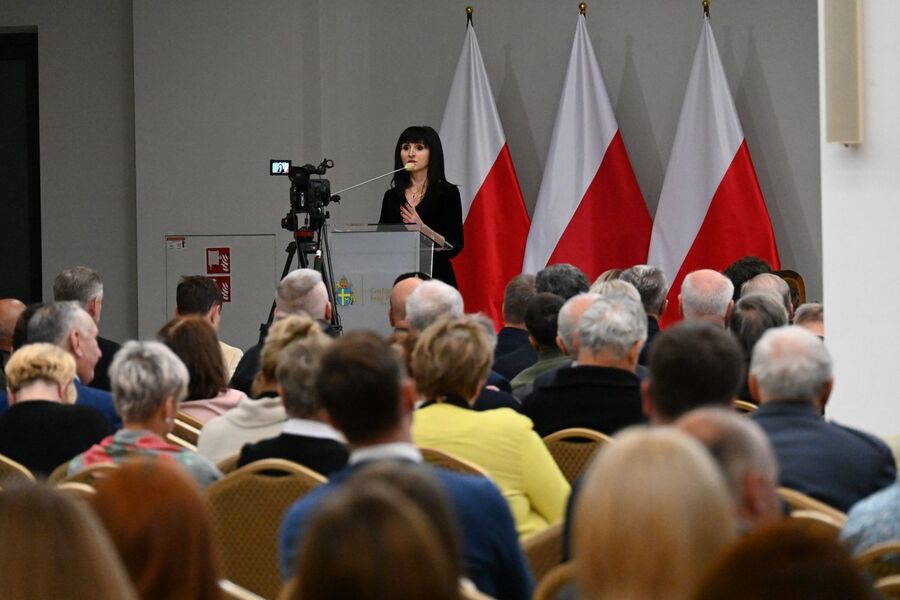 Kraków. Spotkanie z okazji 45. rocznicy rejestracji „Solidarności”. Fot. Żaneta Wierzgacz i Janusz Ślęzak (IPN)