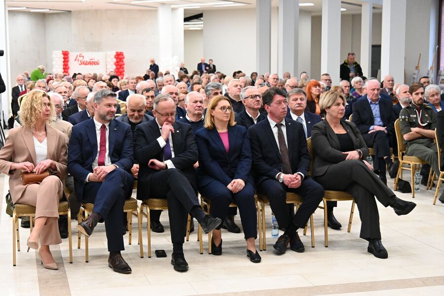 Kraków. Spotkanie z okazji 45. rocznicy rejestracji „Solidarności”. Fot. Żaneta Wierzgacz i Janusz Ślęzak (IPN)