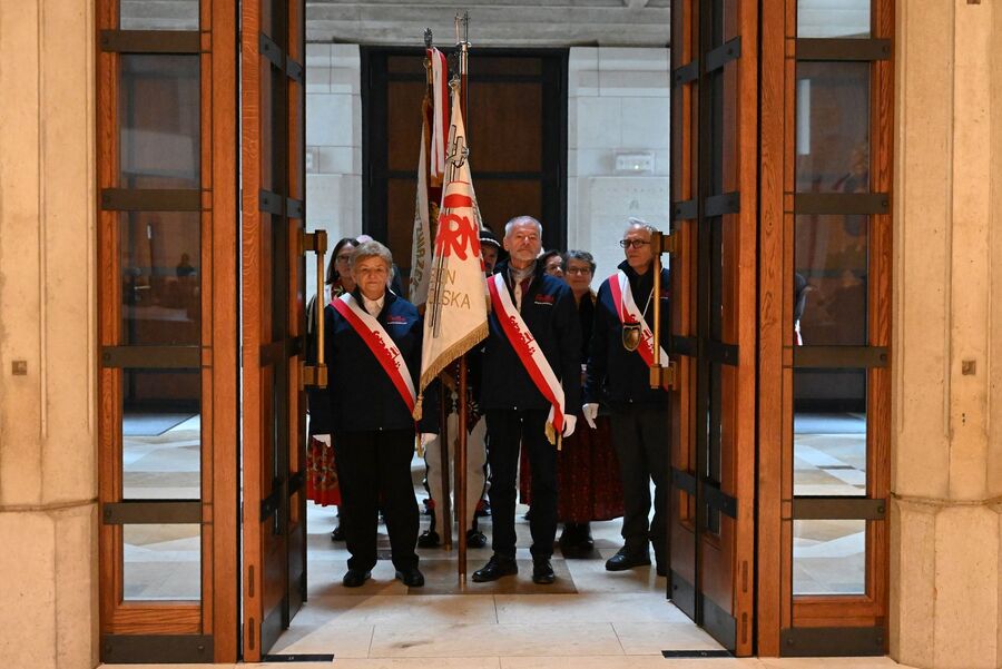 Kraków. Spotkanie z okazji 45. rocznicy rejestracji „Solidarności”. Fot. Żaneta Wierzgacz i Janusz Ślęzak (IPN)