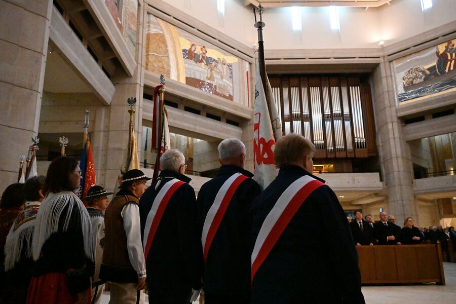 Kraków. Spotkanie z okazji 45. rocznicy rejestracji „Solidarności”. Fot. Żaneta Wierzgacz i Janusz Ślęzak (IPN)
