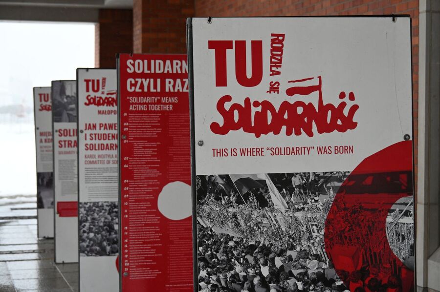 Kraków. Spotkanie z okazji 45. rocznicy rejestracji „Solidarności”. Fot. Żaneta Wierzgacz i Janusz Ślęzak (IPN)