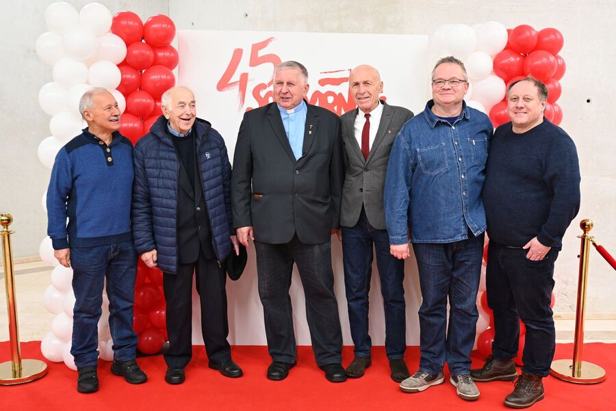 Kraków. Spotkanie z okazji 45. rocznicy rejestracji „Solidarności”. Fot. Żaneta Wierzgacz i Janusz Ślęzak (IPN)