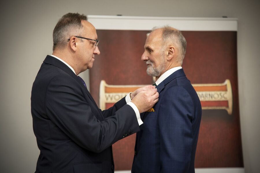 Kraków. Uroczystość wręczenia odznaczeń Krzyż Wolności i Solidarności. Fot. Agnieszka Masłowska (IPN)