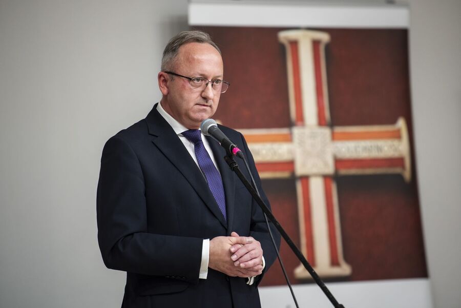 Kraków. Uroczystość wręczenia odznaczeń Krzyż Wolności i Solidarności. Fot. Agnieszka Masłowska (IPN)