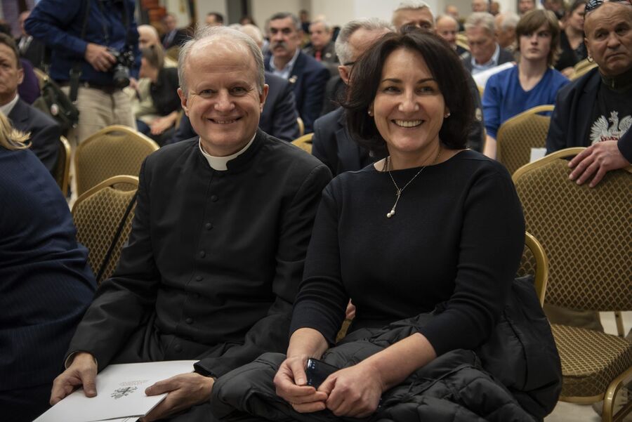 W Krakowie odbyło się uroczyste spotkanie z okazji 45. rocznicy rejestracji „Solidarności”. Fot. Agnieszka Masłowska (IPN)