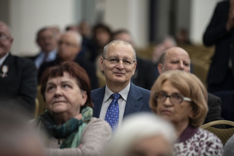 W Krakowie odbyło się uroczyste spotkanie z okazji 45. rocznicy rejestracji „Solidarności”. Fot. Agnieszka Masłowska (IPN)
