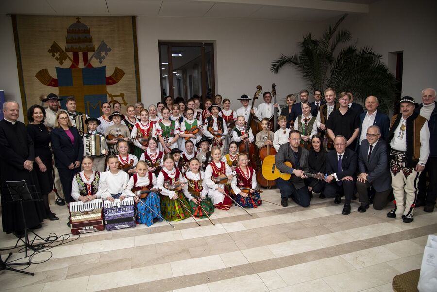 W Krakowie odbyło się uroczyste spotkanie z okazji 45. rocznicy rejestracji „Solidarności”. Fot. Agnieszka Masłowska (IPN)