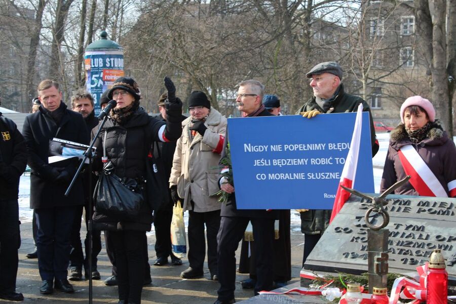 Narodowy Dzień Pamięci Żołnierzy Wyklętych. Uroczystość na pl. Inwalidów w Krakowie