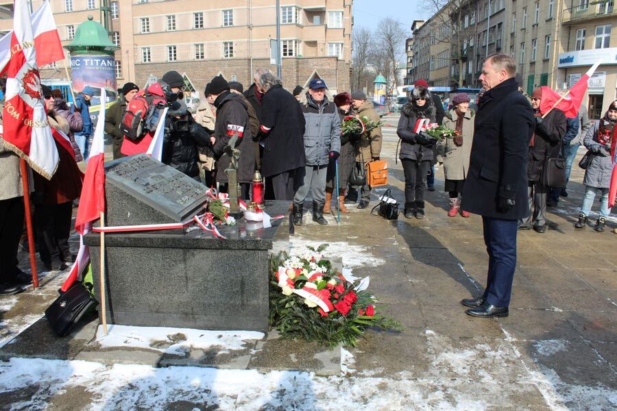 Narodowy Dzień Pamięci Żołnierzy Wyklętych. Uroczystość na pl. Inwalidów w Krakowie