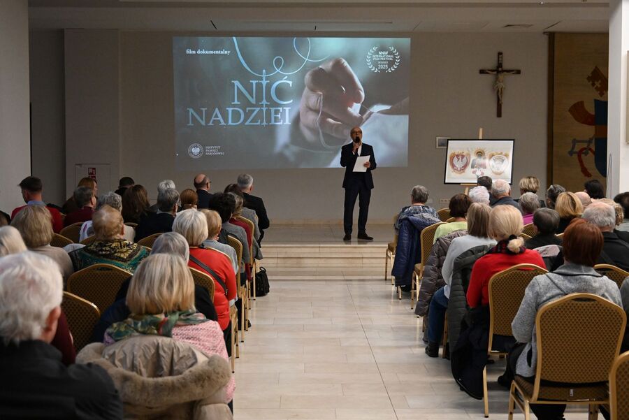 W Krakowie odbył się pokaz filmu produkcji IPN „Nić nadziei”. Fot. Janusz Ślęzak (IPN)