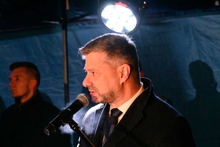 Kraków. Uroczystości w 44. rocznicę wprowadzenia stanu wojennego. Fot. Janusz Ślęzak (IPN)