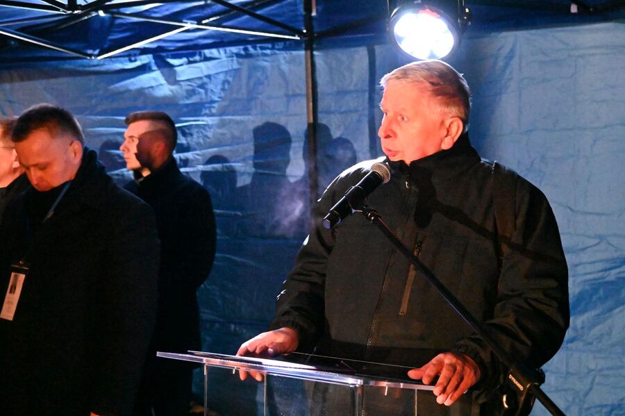 Kraków. Uroczystości w 44. rocznicę wprowadzenia stanu wojennego. Fot. Janusz Ślęzak (IPN)