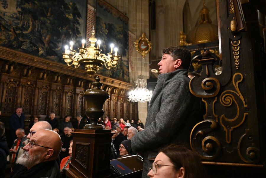 Kraków. Uroczystości w 44. rocznicę wprowadzenia stanu wojennego. Fot. Janusz Ślęzak (IPN)